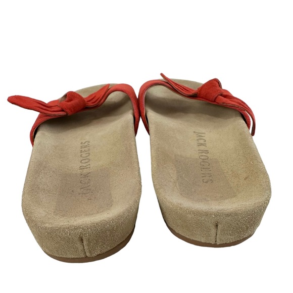 Jack Rogers Dorothy Bow Suede Slides Size 7.5M - Picture 8 of 16